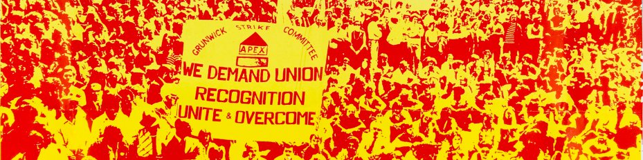 Grunwick strike film poster